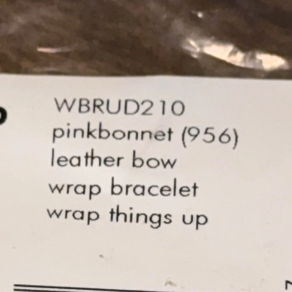 NWT Kate Spade pink bonnet (956) leather bow wrap bracelet wrap things up $78 - Picture 10 of 12